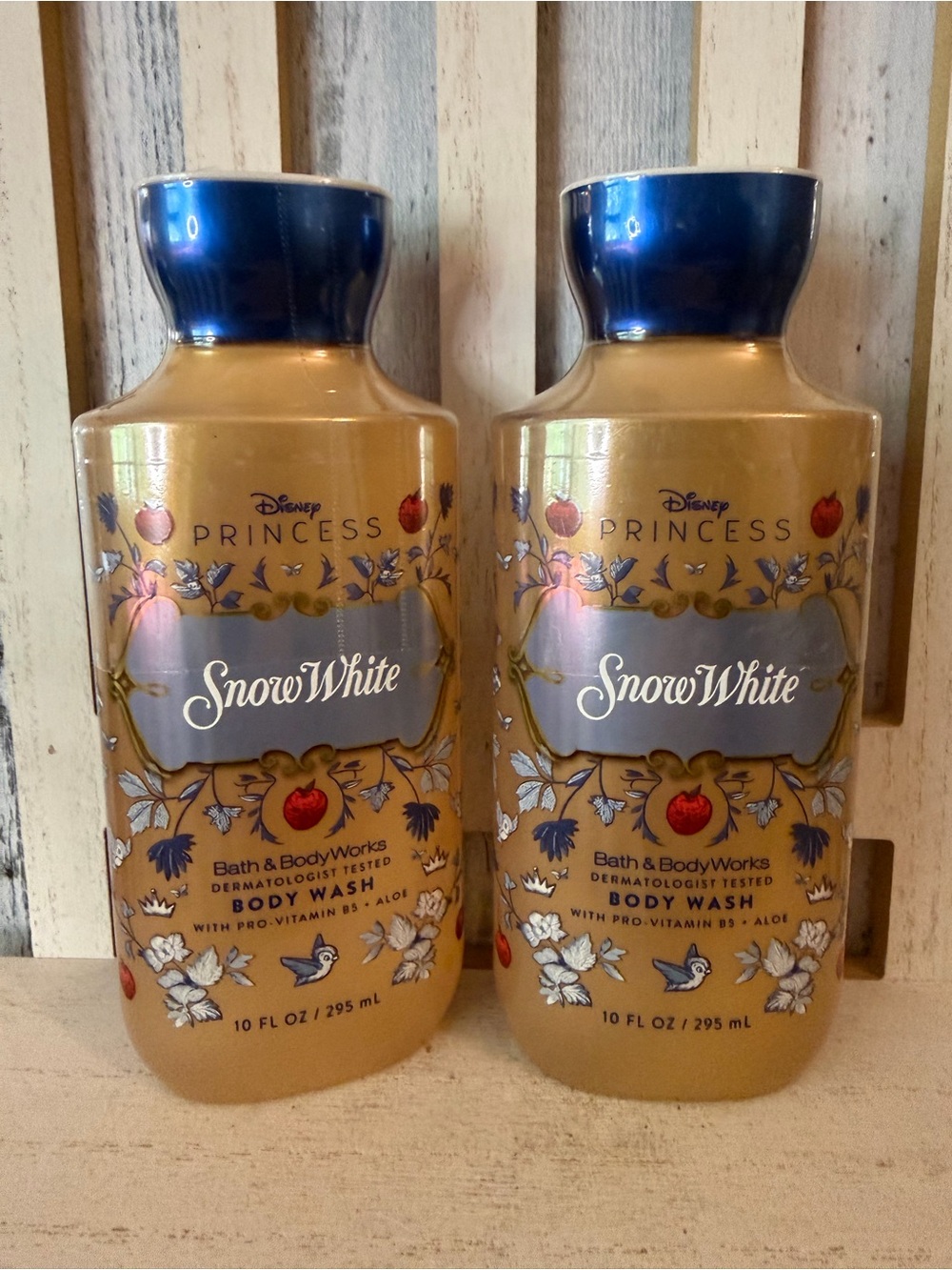Bath & Body Works DISNEY PRINCESS SNOW WHITE Body Wash Shower Gel 10oz Set X2